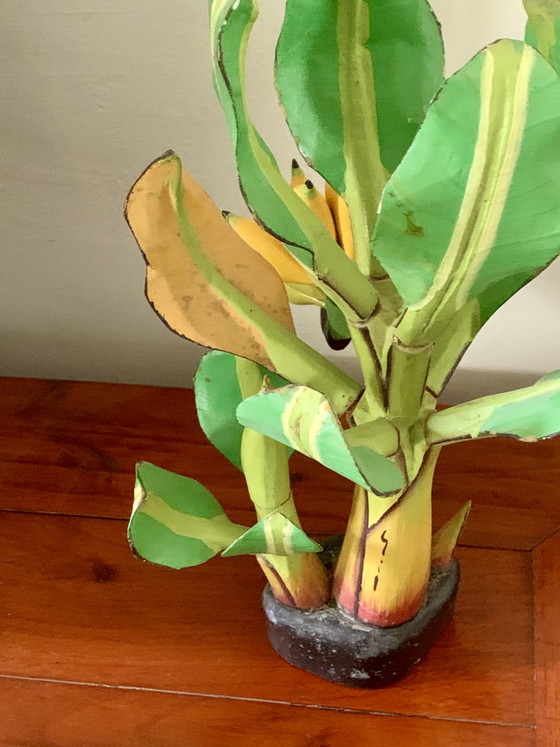 Bernadette Schillings Painted Wooden Banana Tree 30 cm – Decorative Objects (photo 4 of 14)