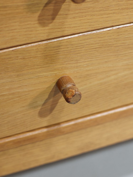 Image 1 of (2x) Eiken ladekast Deens vintage