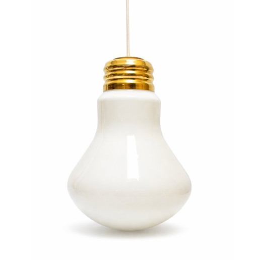 Oversized Light Bulb Lamp / Ingo Maurer Inspired / 1970's Pop Art