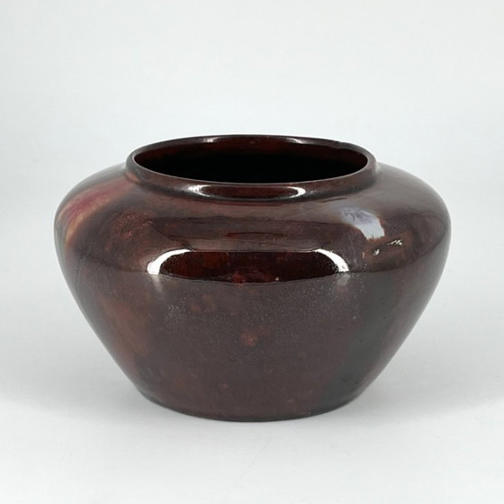 Image 1 of Theodor Keerl Art Nouveau ceramic cachepot / vase – Art Nouveau, approx. 1900–1920