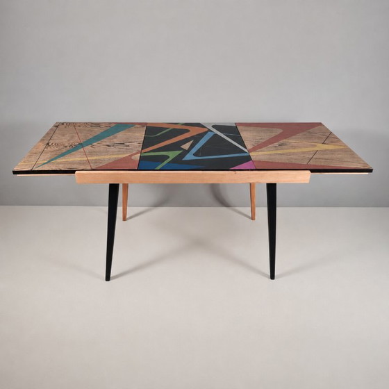Vintage essenhouten tafel, jaren 70 – Eettafels, Wood (photo 7 of 10)