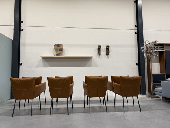 Image 1 of 4 Silla de comedor Label van den Berg Mali Bovino de cuero natural