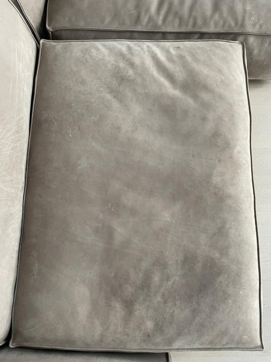 Living Divani Extrasoft (Piero Lissoni) | 11 Elementos | Nubuck Marron, Sofás modulares, Cuero, Marrón (foto 8 de 9)