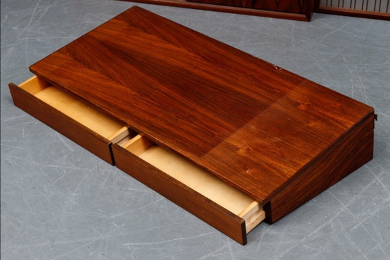 Kai Kristiansen FM Wandregalsystem aus Palisanderholz – Wandschrank, Iron, Wood (photo 5 of 7)