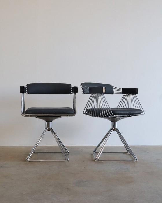 Image 1 of 2 sillas Delta diseñadas por Rudi Verelst para Novalux años 70