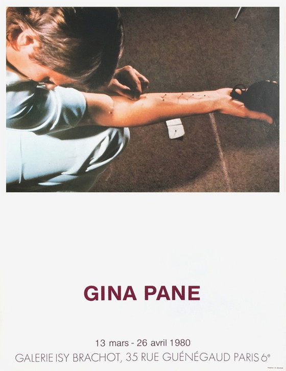 Image 1 of Gina PANE Expo 80 - Galerie Isy Brachot-poster 1980