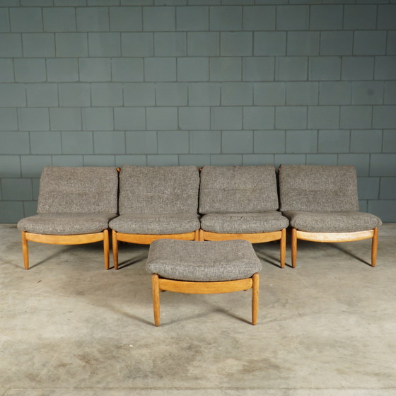Image 1 of Vintage Modular Seating Unit/Sitting Group - Carl Straub - 1960s