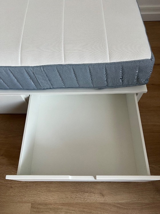 Image 1 of Ikea - lit (Nordli) avec matelas (Vesteröy)