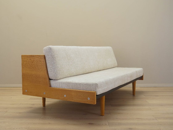 Image 1 of Eichensofa, dänisches Design, 1960er Jahre, Designer: Hans J. Wegner, Hersteller: Getama
