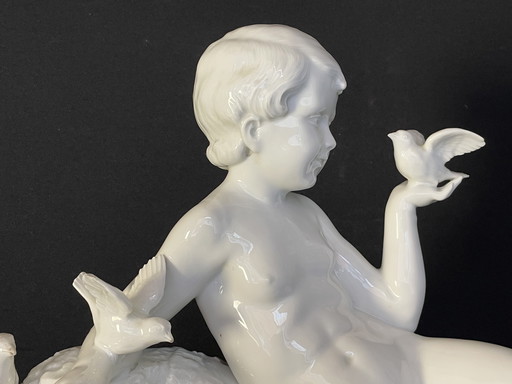 Baco con palomas de Réal 1899-1965