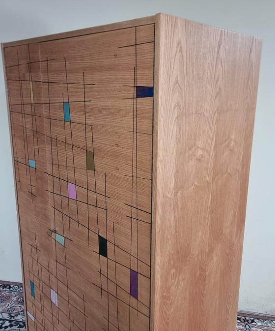 Image 1 of Vintage Wardrobe in Ash by Tatra Nabytok, 1960s