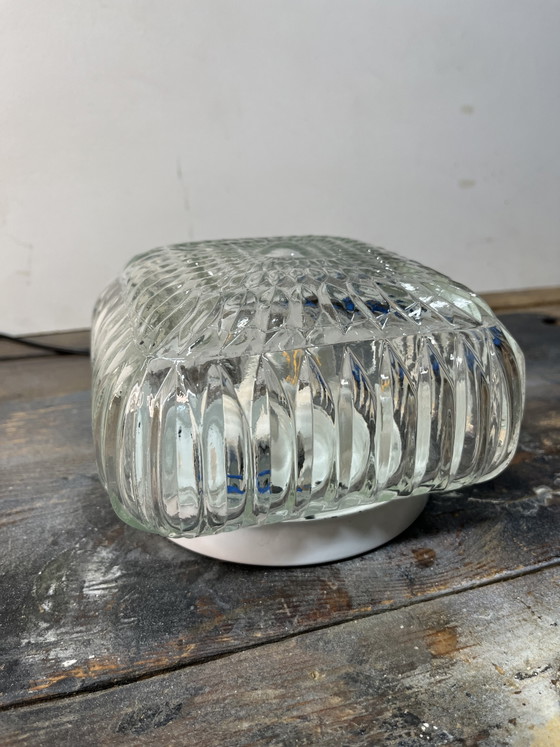 Vintage Glass Ice Cube Ceiling Lamp – Ceiling lights (photo 4 of 5)