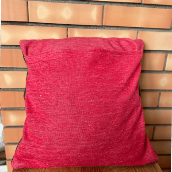 Vintage jaren 70 Portugese Arraiolos Geweven Kussenhoes – Kussentjes, Textile (photo 9 of 9)