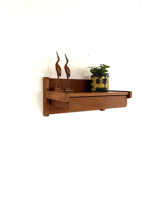 Image 1 of Console murale vintage en teck, Aksel Kjersgaard '60