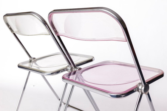 Image 1 of Pair of Vintage Castelli Plia Folding Chairs, 1970s Italy, Original Design