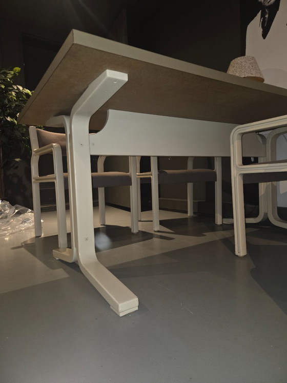 Image 1 of Vintage originele Pastoe eetkamertafel set