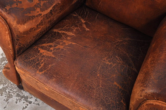 Image 1 of Franse Art Deco clubfauteuil, jaren 30