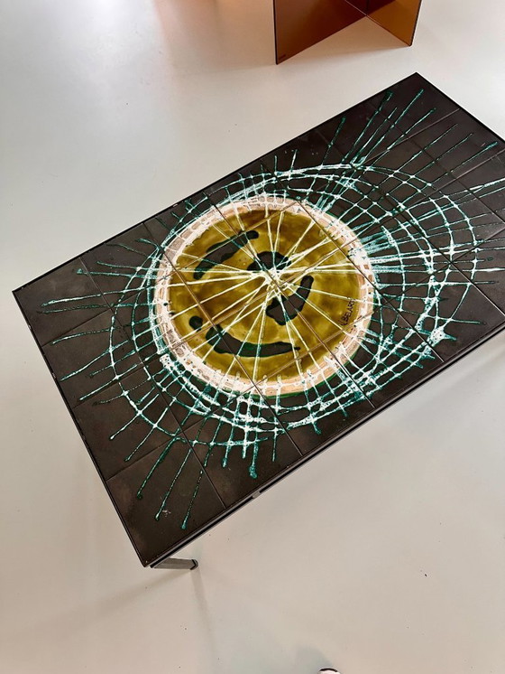 Image 1 of Tavolo in ceramica vintage firmato Belarti