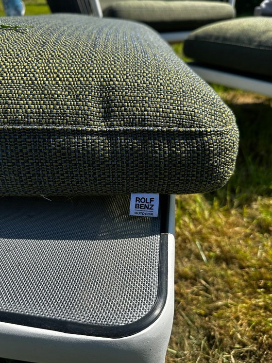 Image 1 of Fauteuils de jardin lounge Rolf Benz Outdoor Design avec repose-pieds