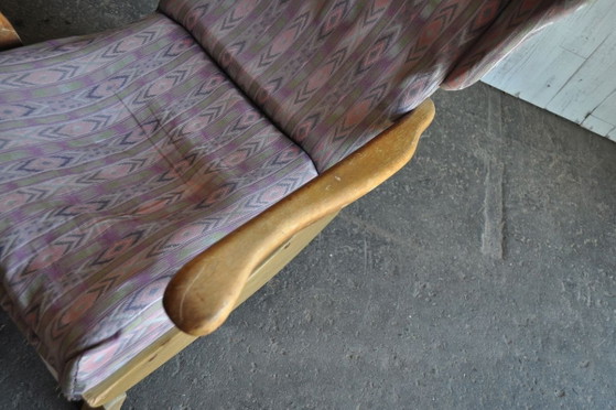 Sedia a Dondolo in Legno Mid-Century, Anni '50 – Sedie a dondolo, Mid Century Modern (photo 3 of 8)