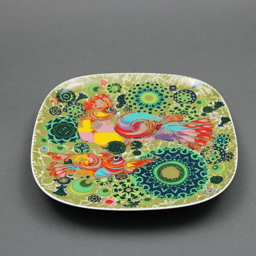 Bjorn Wiinblad (1919-2006) - Denemarken - Rosenthal, Germany, Studio-line - Firebird Paradise - keramiek wandschotel - Scandinav