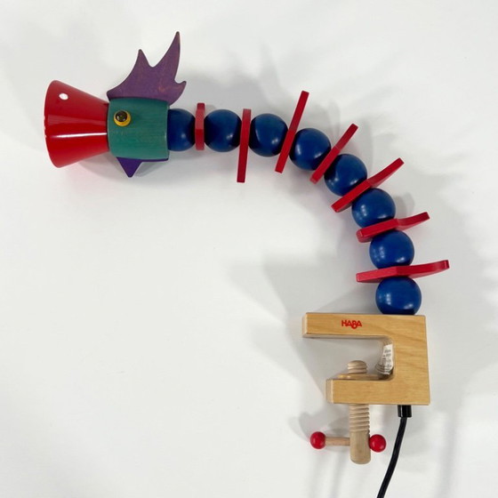 Image 1 of Lámpara de mesa de dragón de Haba, años 80