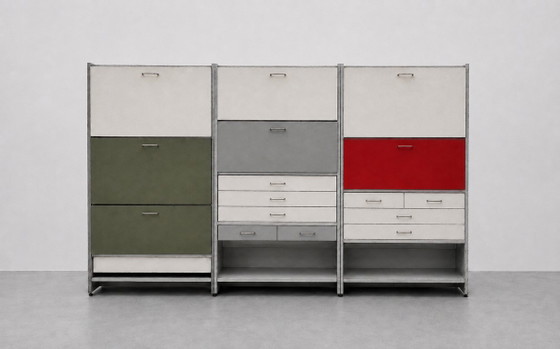Gabinete Modular Metálico Gispen Modelo 5600 – Armarios, Metal (photo 2 of 15)