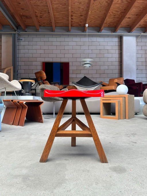 Established & Sons Heidi Stool by Sebastian Wrong – krukjes, Wood, Polyester (photo 2 of 5)