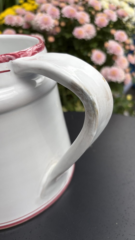 L'Antica Deruta Italian Ceramic Set – Large Jug & Lidded Jar – Decorative Objects (photo 6 of 9)