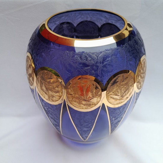 Vaso Art Déco Paul Heller – Vasi, Glass, Gold (photo 2 of 7)