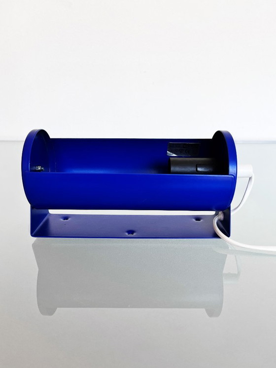Image 1 of Vintage IKEA lod V413 blauwe wandlamp muurlamp