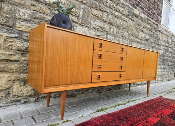 60s 70s Mid Century Teak Sideboard Chest of Drawers – Wood (photo 3 of 8)