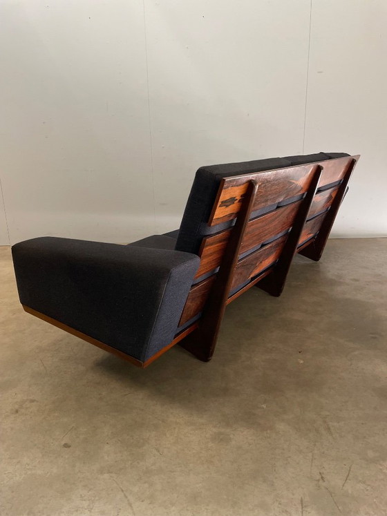 3 SEAT SOFA BY GEORG THAMS FOR AS VEJEN POLSTERMØBELFABRIK, 1960S, 3-5 seaters, Wood, Textile, Grey (photo 4 of 12)