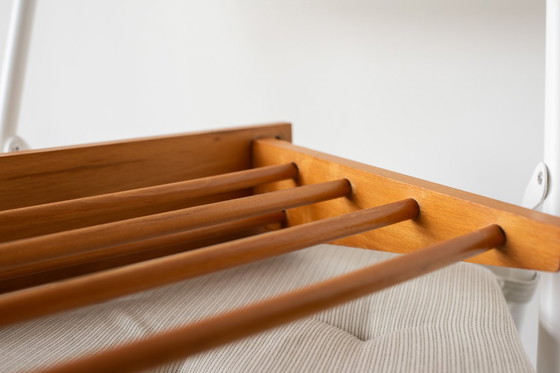 Image 1 of Porte-manteau/étagère de cuisine vintage en bois