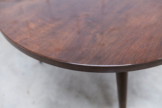 Image 1 of Tripod coffee table, 1960s, varnished mahogany