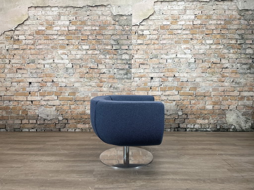 B&B Italia Tulip Armchair dark blue