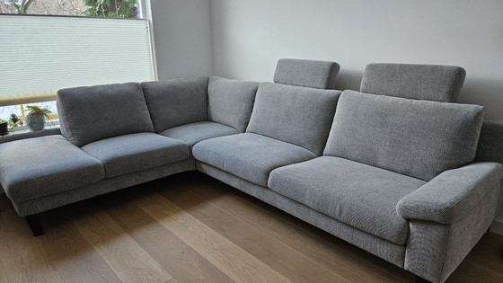 Image 1 of Beautiful light gray corner sofa from Montel (1.5 years old)