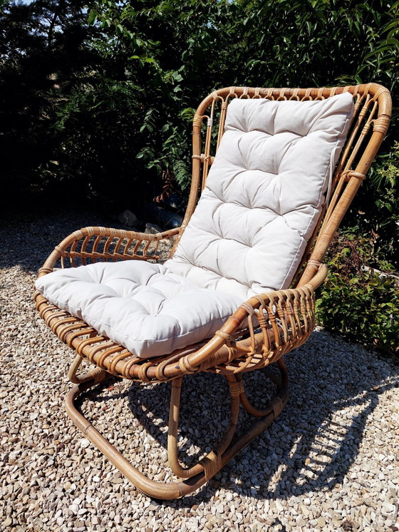 Image 1 of Sedia da giardino in bambù Tito Angoli di Bonacina 