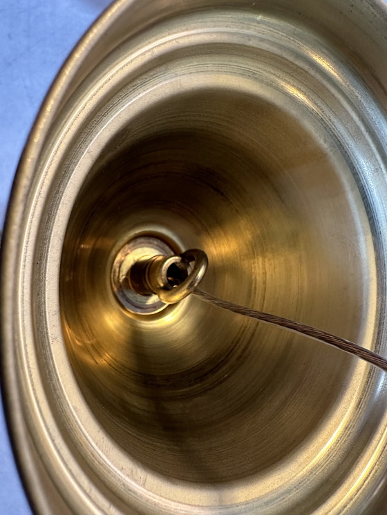 Image 1 of Lampade a sospensione Art Déco XL - Opalino e ottone