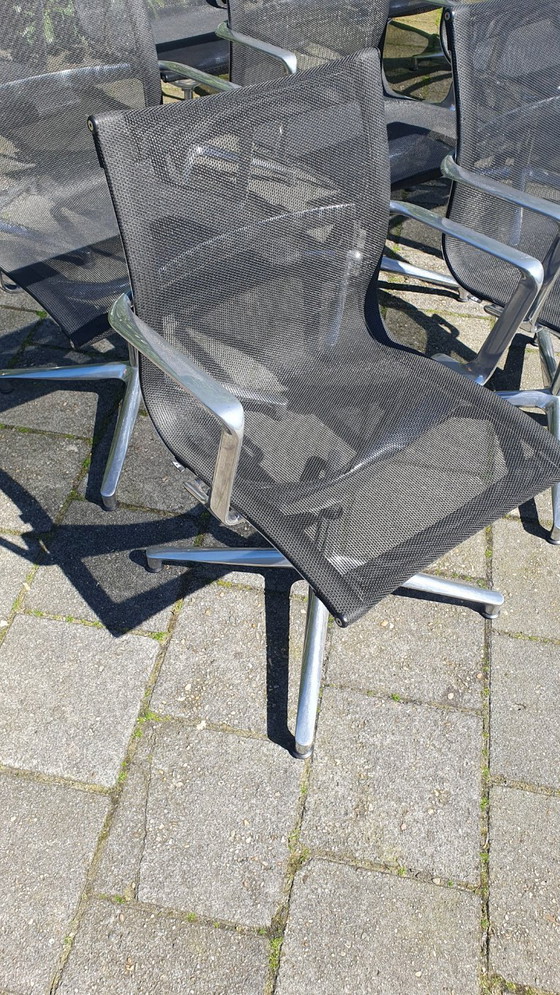 Image 1 of 6x UNA design office chair ICF mesh black netweave