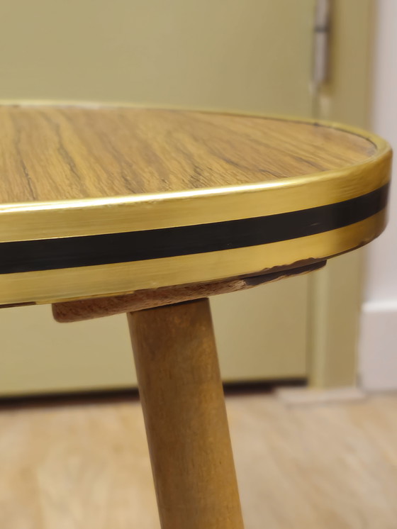 Image 1 of Vintage Plantentafeltje Tafeltje Bijzettafeltje Tafel 