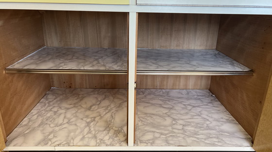 Image 1 of Vintage Original Tielsa Duitse Keukenkast Pastel | Kast