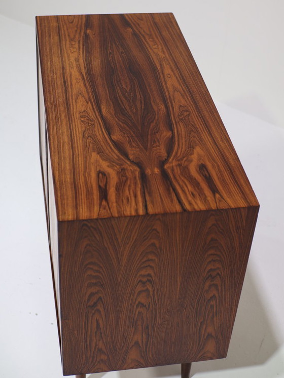 Image 1 of Kai Kristiansen tambour sideboard LP cabinet rosewood 1960