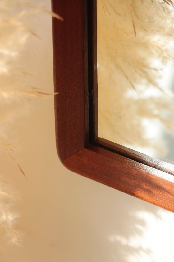 Image 1 of Miroir Rectangulaire en teck - Vintage - 04.01.24.02 