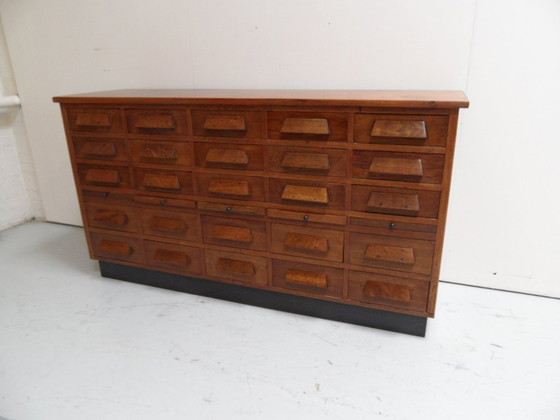 Image 1 of Antique shop cabinet with 25 drawers