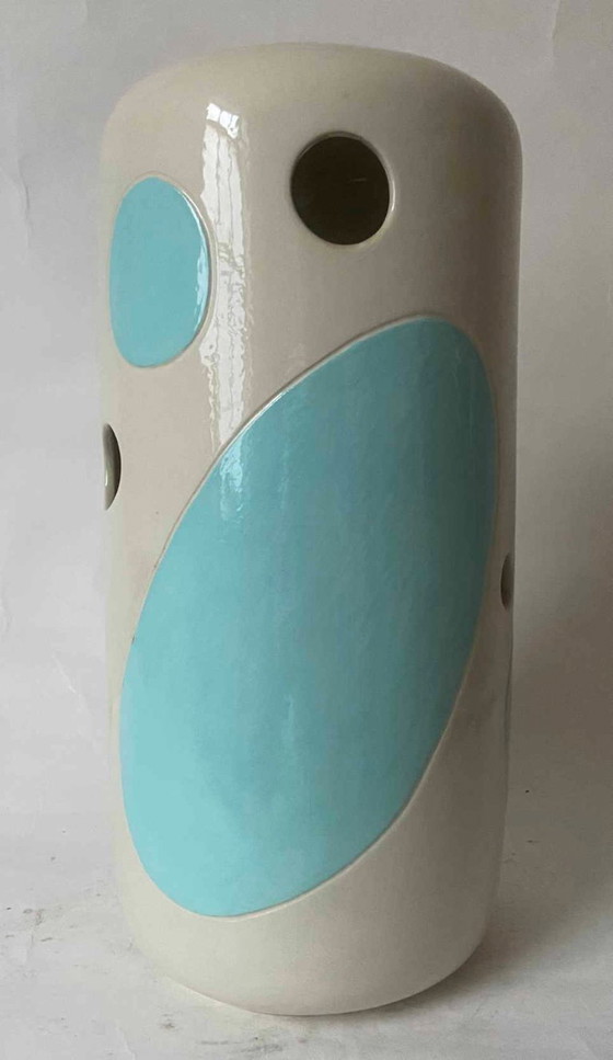 Image 1 of MODERN EARTHENWARE VASE SCULPTURE