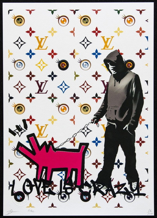 DEATH NYC Estampe d'art signée avec certificat d'authenticité