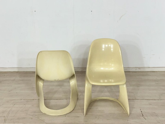 Image 1 of Set van 4 Casalino Casala stoelen / eetkamerstoelen / tuinstoelen – vintage ruimtetijdperk
