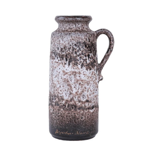Keramikvase mit Henkel, deutsches Design, 1960er Jahre, hergestellt in Westdeutschland