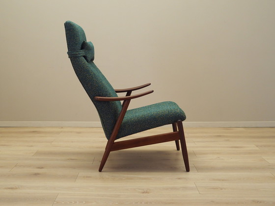 Image 1 of Grüner Melange-Sessel, dänisches Design, 1970er Jahre, Produktion: Dänemark
